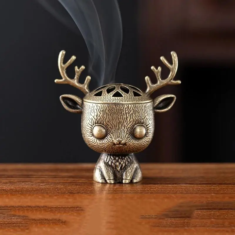 Metall-Weihnachtsmann-Räuchergefäß mit Hohlschneeflocken-Design Perfekt – Detail 15
