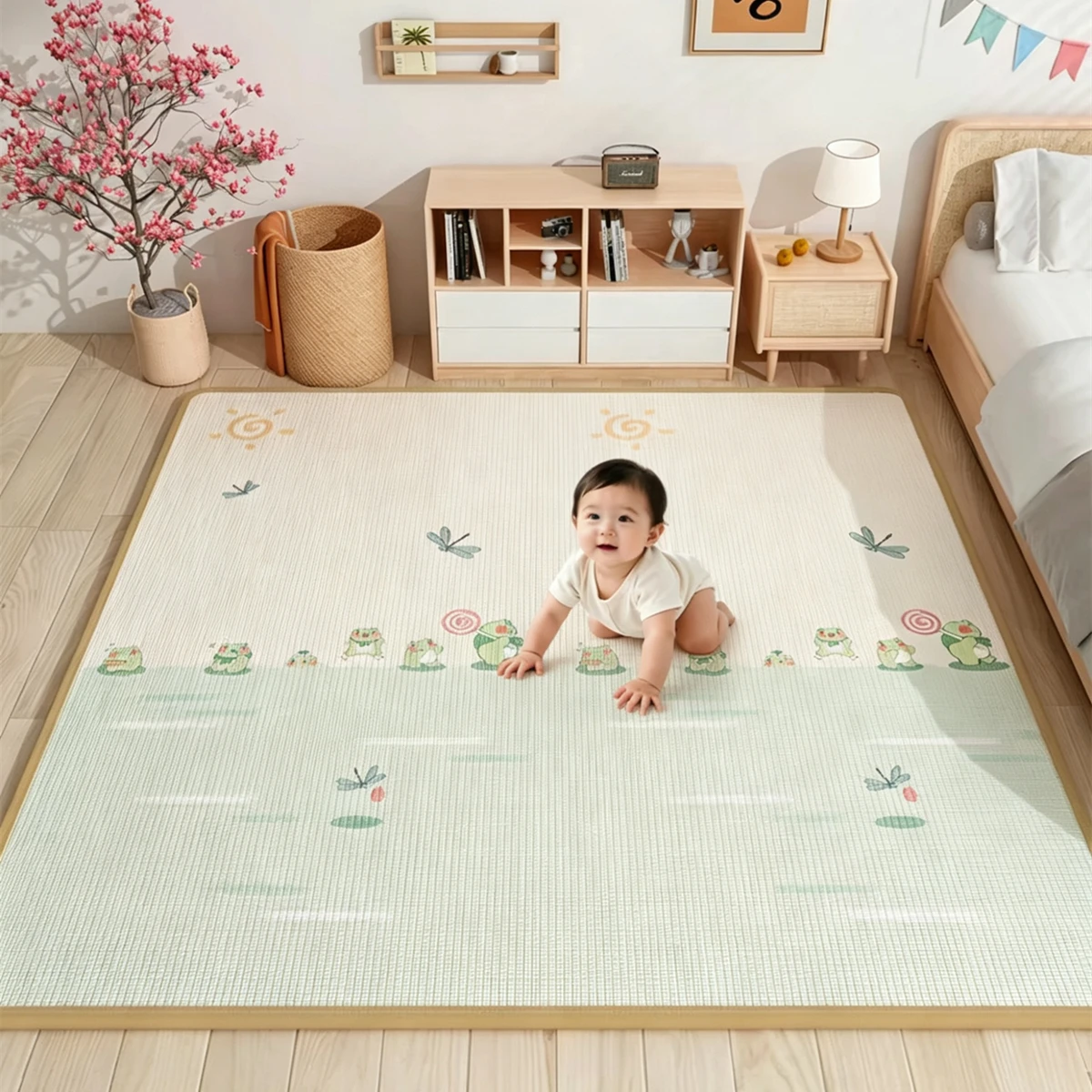 Thick Crawling Play Mats 200x180/180x150/180x120cm Play Mat for Children's Safety Mat Friendly Folding Mat Carpet Rug Playmat