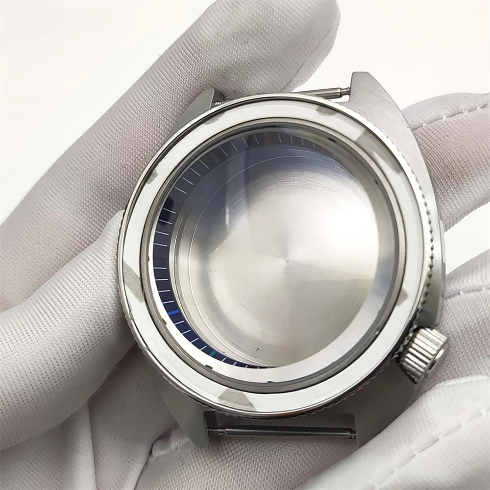 40MM C-Shape Watch Case SUB/ GMT Ceramics Bezel Inner Ring Sapphire Glass for NH35A NH36 4R Movement For 20mm Strap