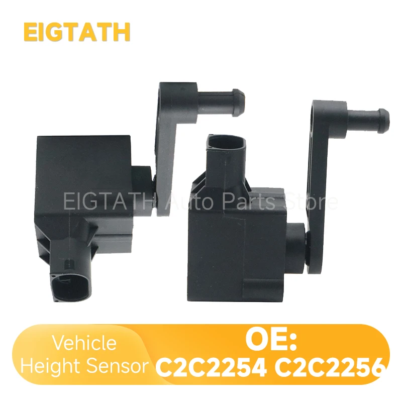 2PCS C2C2254 C2C2256 Rear Left or Right Height Level Sensor For Jaguar XJ X350 X356 X358 4.2L 2004-2009 Good Quality Accessories