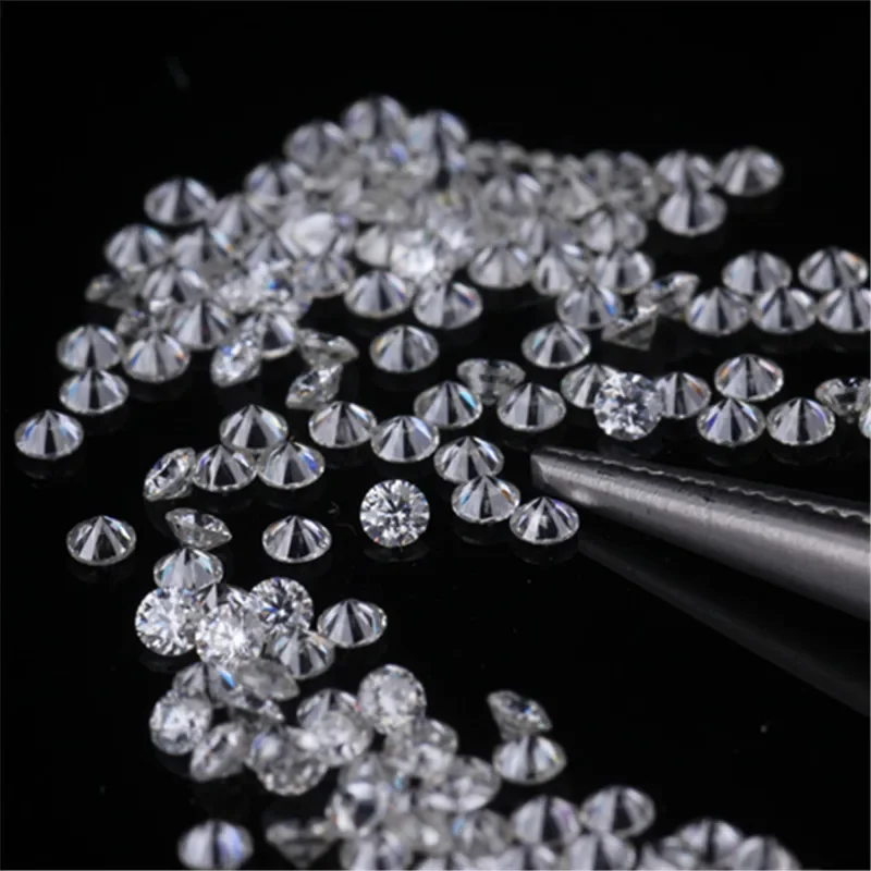 Round Brilliant Cut Loose Gemstone DEF Color VS Melee HPHT 1.5mm Lab Grown Diamond