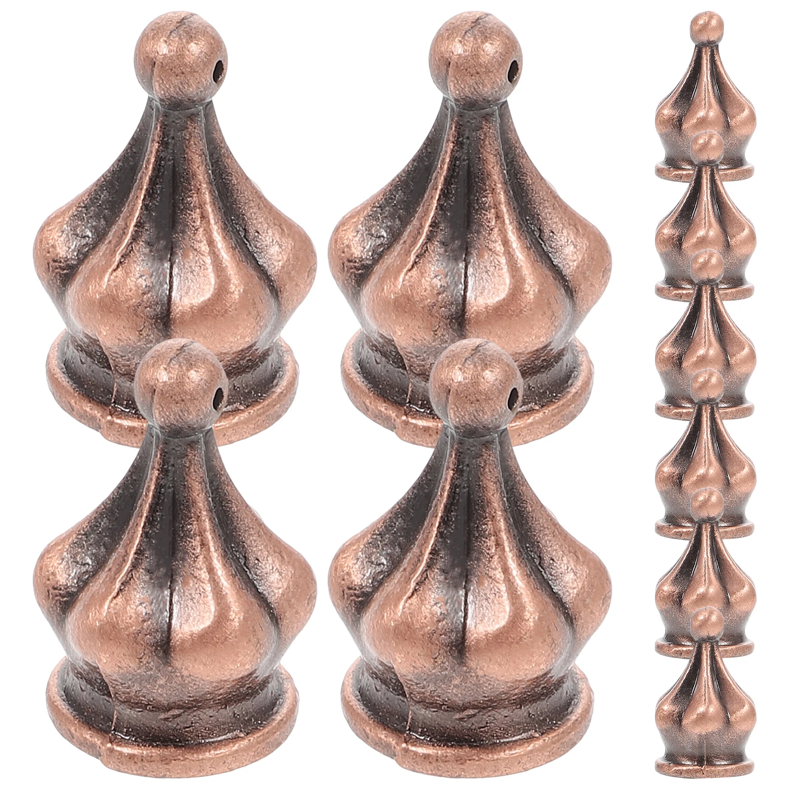 

10pcs Finial Plastic Light Knob Decor Desk Decoration Harp Supply, Solid Lamp Finials Caps, Tapped Light Screw Caps For