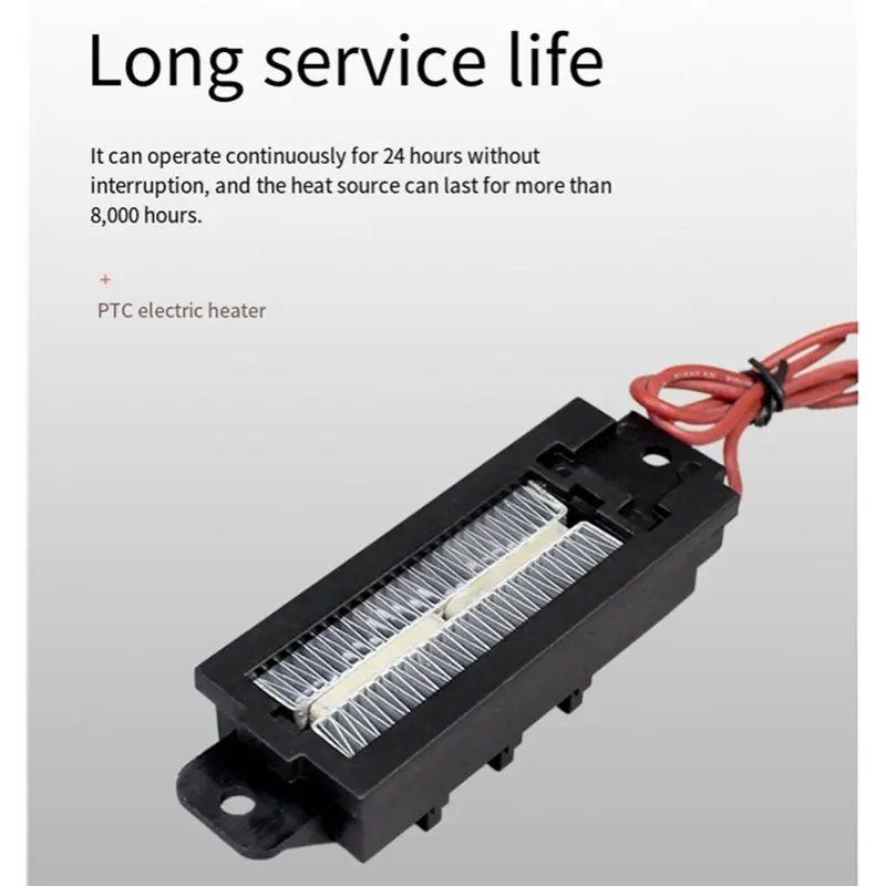 เครื่องทำความร้อน ABKO-PTC -92X31x25 มม. ออกแบบมาสำหรับระบบ 12V 24V 48V 110V 220V - ระบบควบคุมอุณหภูมิคงที่