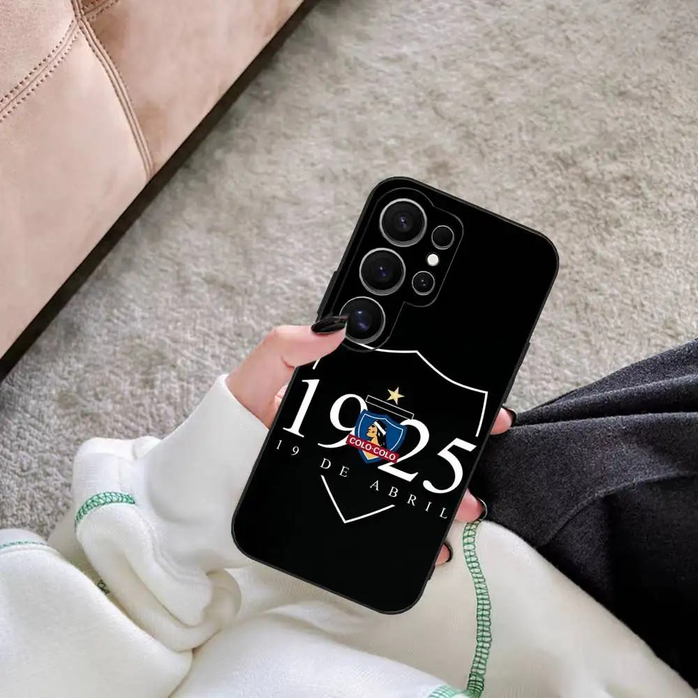 حافظة هاتف New Club Social Y Deportivo Colo لهاتف سامسونج S 24 Fe 25 Ultra Plus 20 Lite 21 30 22 23 24 22 Ultra 5G Fundas