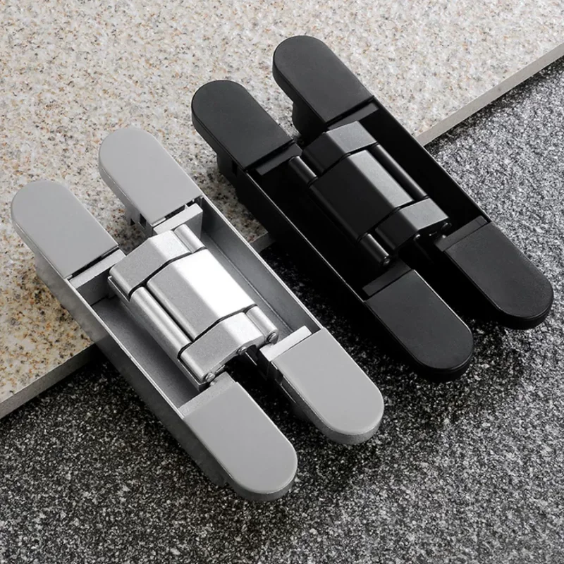 

Adjustable Zinc Alloy Hidden Folding Wooden Door Heavy Duty Hinge Invisible Hardware Docking Hinge Furniture Accessories