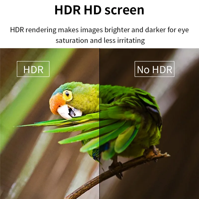 Monitor Portátil HD, Monitor de Jogos Compatível com HDMI Tipo C, 1280x800 para Switch Laptop, Plug EUA, 7"