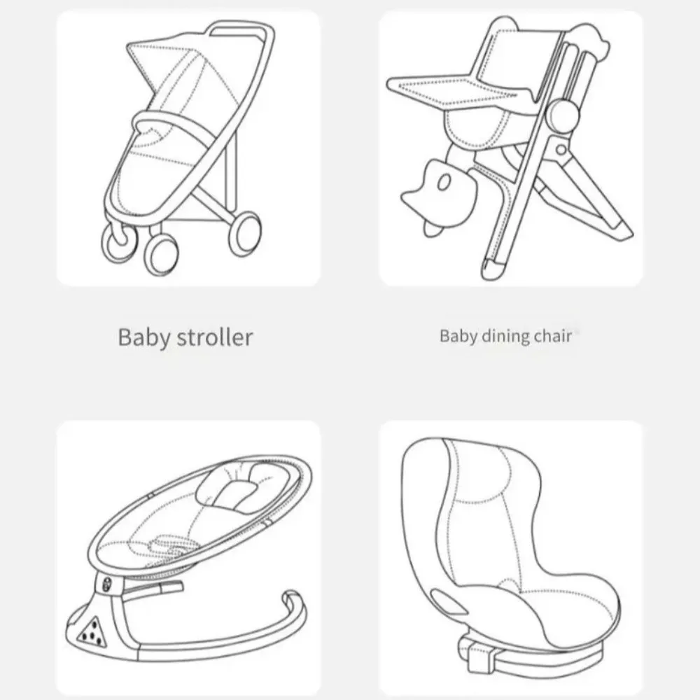 Universal Stroller Cooling Mat Breathable Soft Stroller Cushion Multifunctional Support Liner Pad Cart Mat