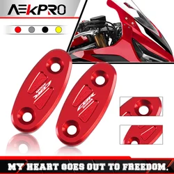 2024 cbr For CBR250R CBR300R CBR400R CBR500R Motorcycle Mirror Hole Cover Windscreen Driven Mirror Eliminators Cap CBR 300R 500R