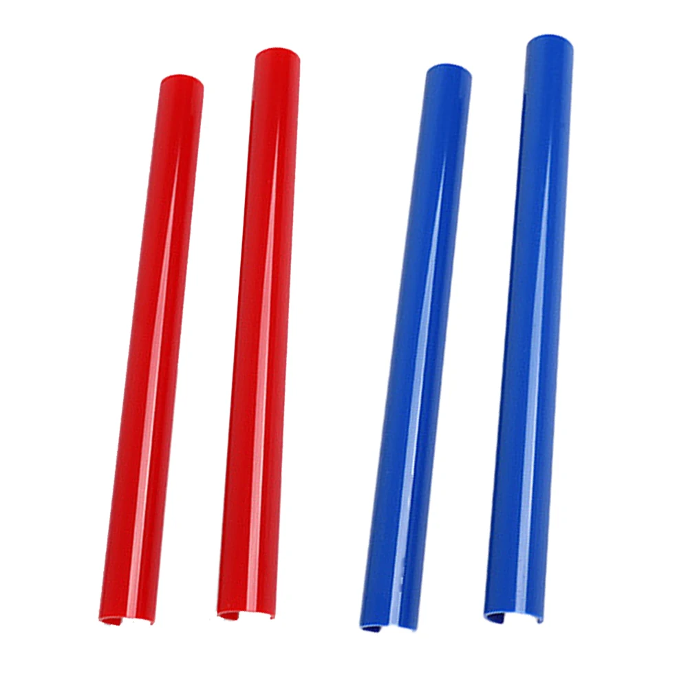 2Pcs Car Front Grille Trim Strips Covers For BMW 5-7 X1 X2 36cm Red / Blue Durable PVC Material Automobile Accessories