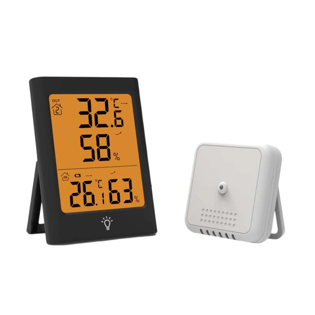 

115*79*22MM Digital Thermometer Wireless Transmission Accurate Measurement Indoor Outdoor Environment Monitoring