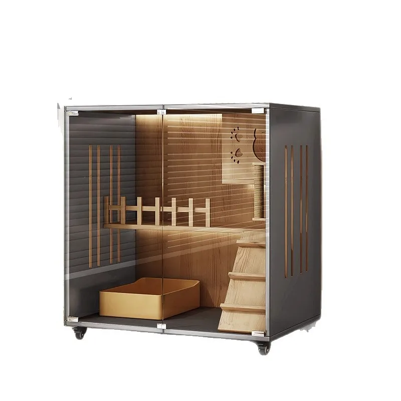 Cat Villa Home Indoor Cat House  Nest Large Free Space Cabinet Climbing Frame