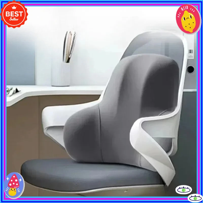 2025 upgraded lumbar cushion, made of orthopedic memory foam, suitable for cars, office chairs, and gaming chairs.