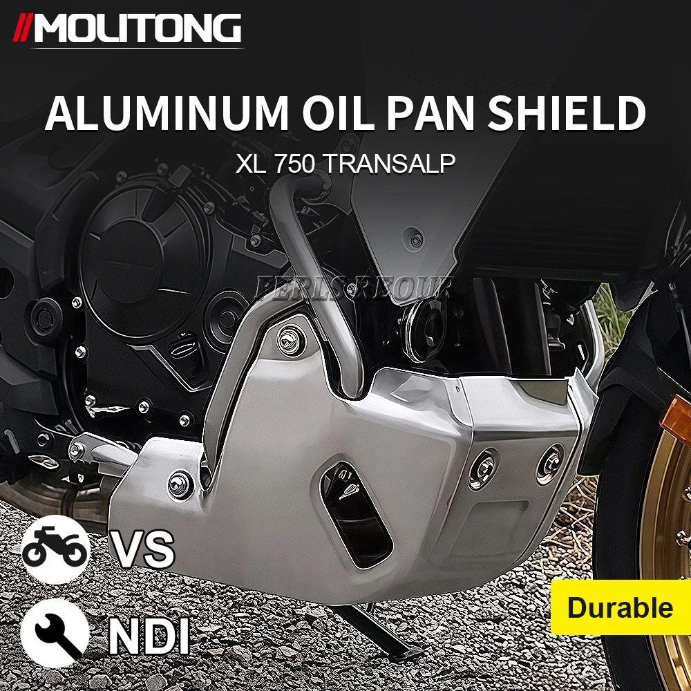 

2023 For Honda XL 750 TRANSALP Motorcycle Engine Protection Cover Chassis Aluminum Under Guard Skid Plate xl750 transalp 2024