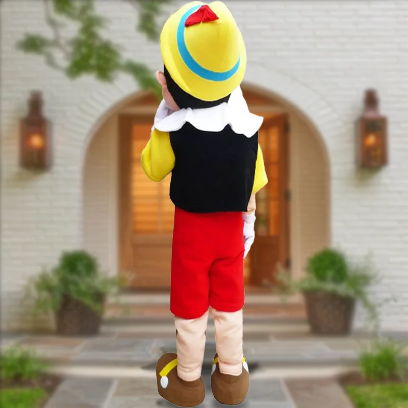 Pinocchio Mascot Costume Anime Cartoon Doll Clothes Advertising Walking Doll Clothes Halloween Christmas Fancy Party Dress Props