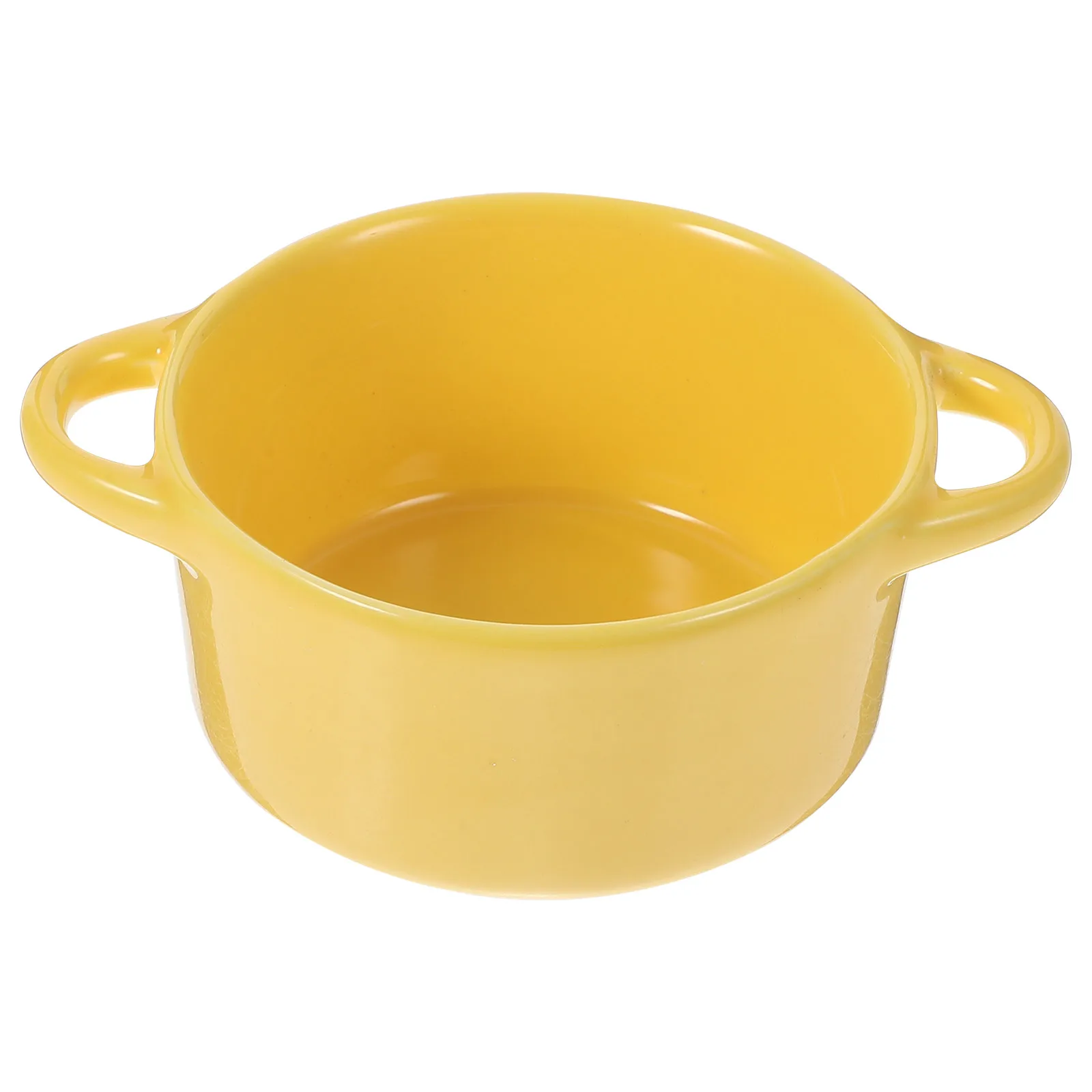 

Ceramic Soup Bowl Dessert Rice Bowls Suppenbecher Keramik Container Pudding Handle Ceramics Bohemian