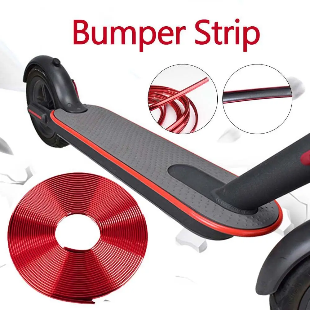 Scooter elétrico Guard Corner para Xiaomi M365 Pro, Bumper Tape Protector, Corpo Tiras Decorativas, Etiqueta protetora, Peças