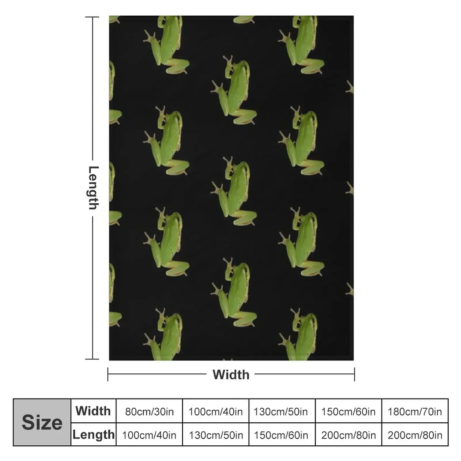 New Cute Climbing Green Tree Frog Vector Art Throw Blanket Soft Stuffeds sofa bed Tourist Vintage Soft Plush Plaid Blankets