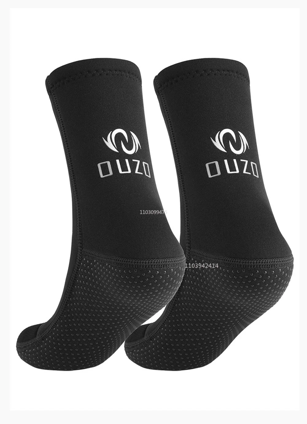 Neopren-Tauchsocken, rutschfest, 3 mm, Neoprenschuhe, Flossensocken, elastisch, Strandstiefel, warme Aqua-Socken zum Schnorcheln, Surfen und Schwimmen. – Detail 14