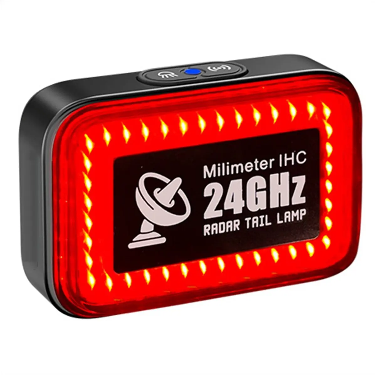 L77A 24GHz Radar Bicycle Taillight Smart Sensing Cycling Warning Light IP64 Waterproof LED Bicycle Light Bike Accessories