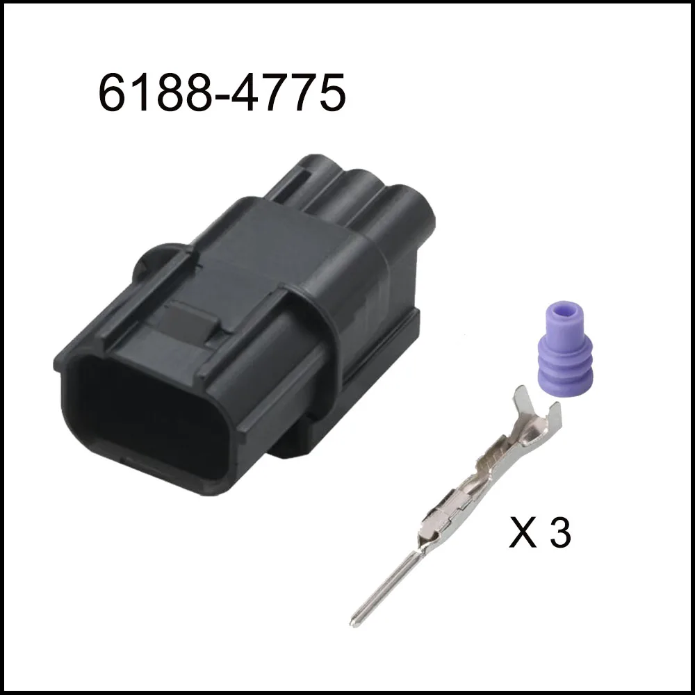 100SET DJ70310A-1-21 auto Waterproof connector cable 3 pin automotive Plug famale male socket Includes terminal seal