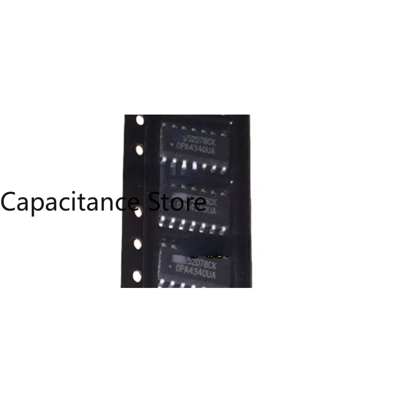 10PCS The New OPA4340UA  OPA4340 sop14 Operational Amplifier Chip Can Shoot Directly.