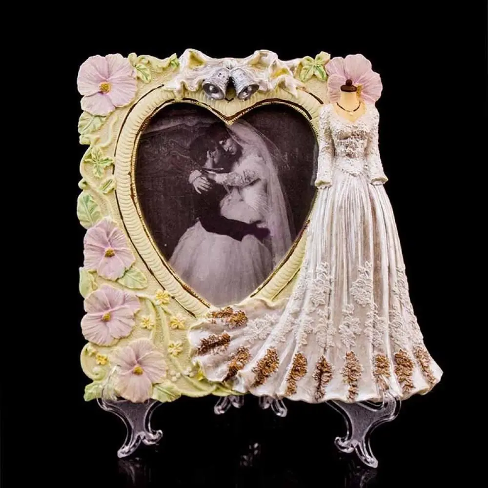 Arts Transparent Home Plastic Picture Display Photo Frame Case Holders