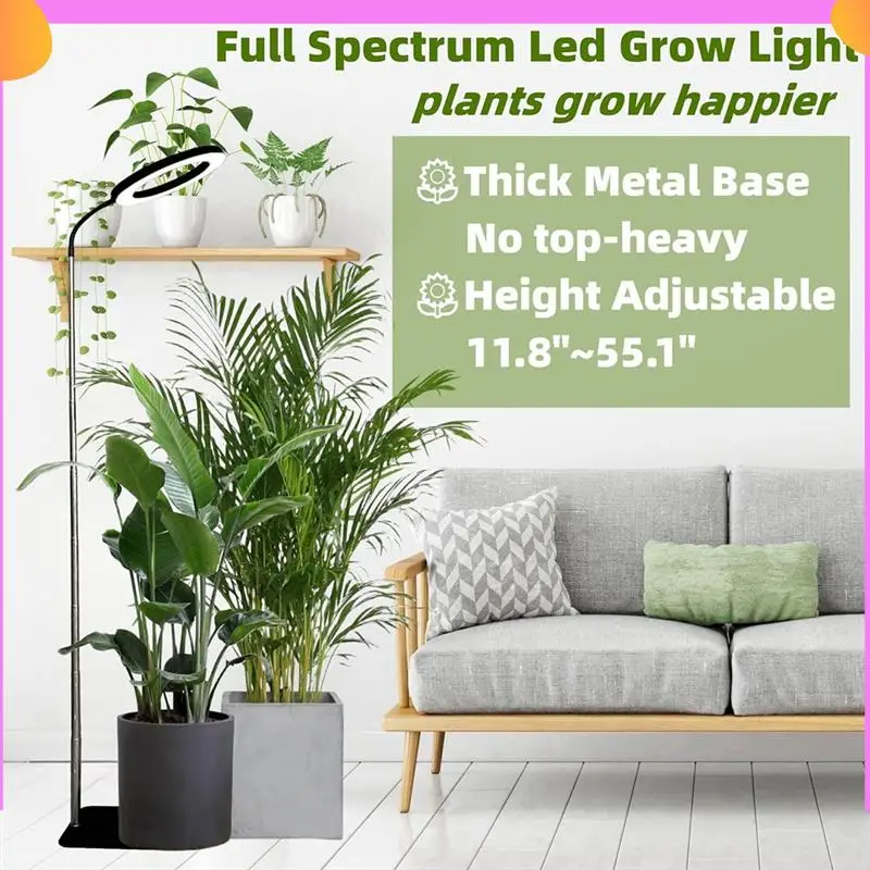 A23P 160 مللي متر الطيف الكامل 72LED عكس الضوء النبات تنمو ضوء الطيف الكامل ضوء النبات ملء الضوء 3 طرق عكس الضوء الموقت الأبيض