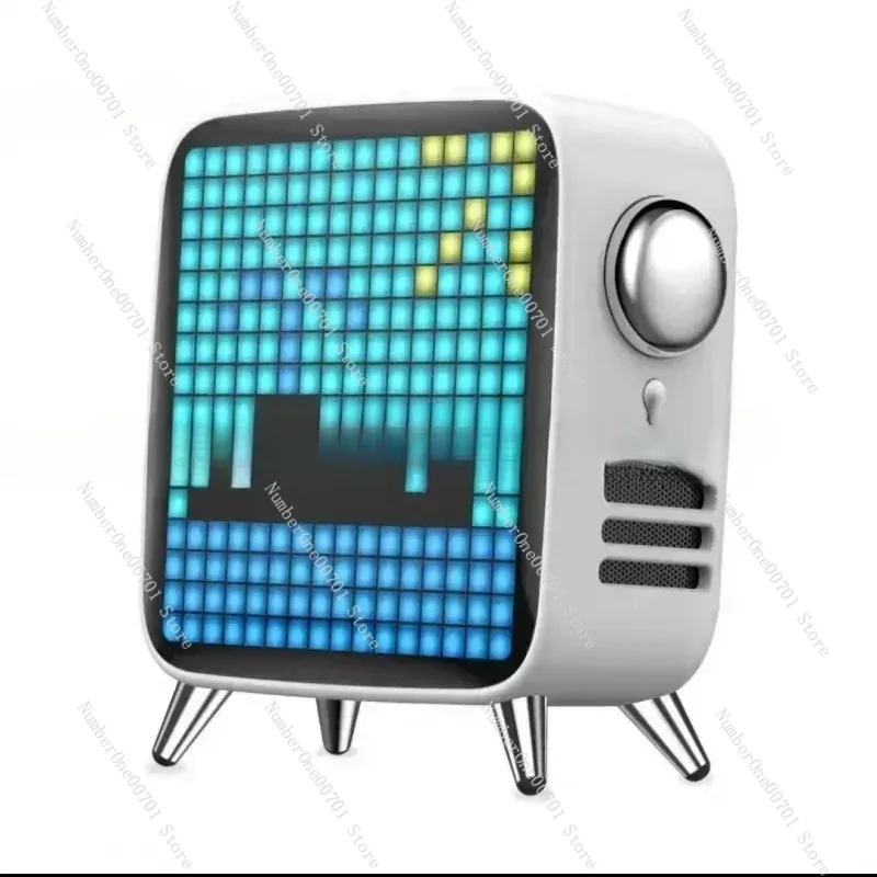 Pixel Wireless Speaker Weather Alarm Clock Mobile App Control Audio
