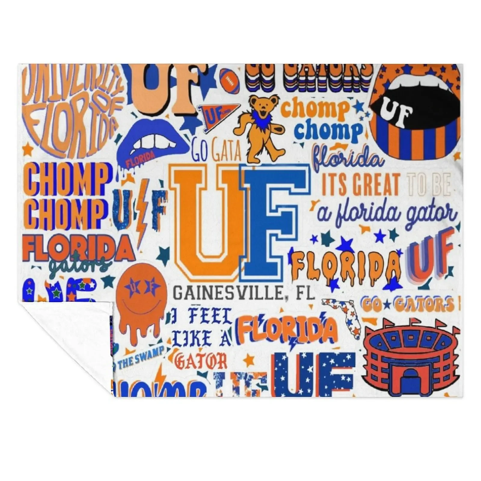 

UF1 Throw Blanket Stuffeds Personalized Gift Soft Plush Plaid funny gift Blankets