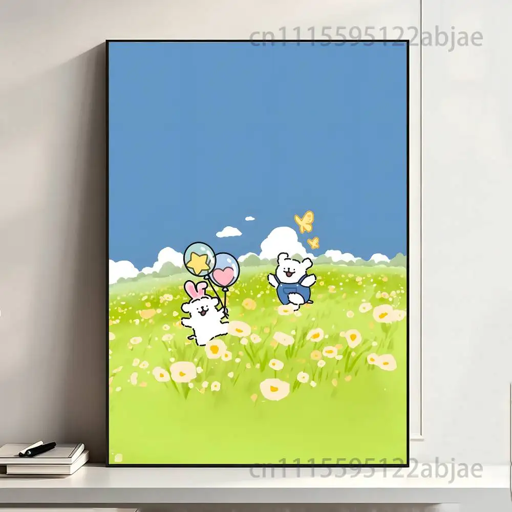 M-Maltese Poster Waterproof HD Wall Art Decal Self-Adhesive Aesthetic Decor For Home Living