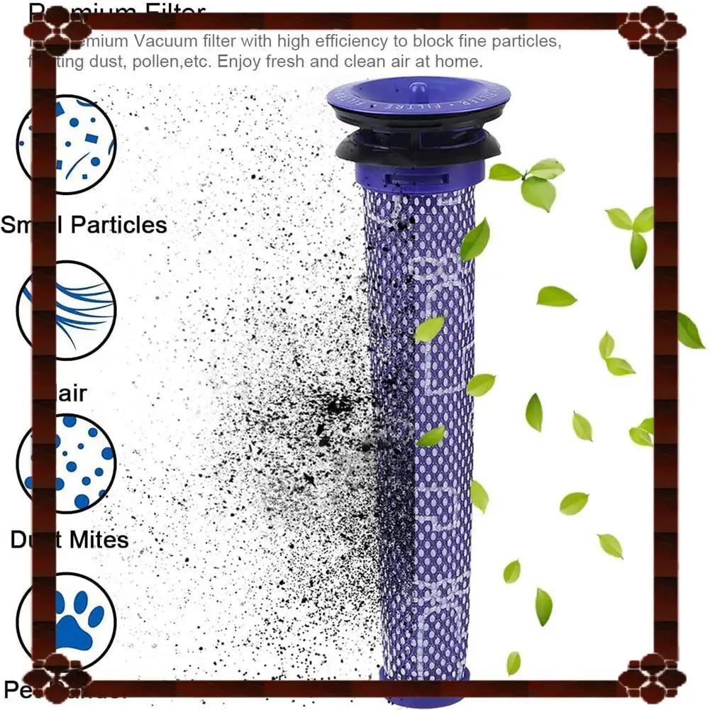 تسليم خلال 24 ساعة يستبدل فلتر دايسون V6، الملحقات، فلتر مسبق قابل للغسل وفلتر ما بعد HEPA قابل للغسل، استبدال الأجزاء DY-966