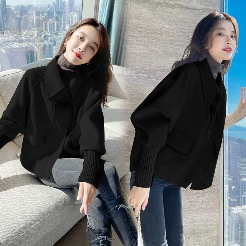 Luxury Designer Winter Coat for Women 2024 Cropped Jacket Heavy Women\'s Clothes Cold Green Tweed Very Warm Short Padded Clothing