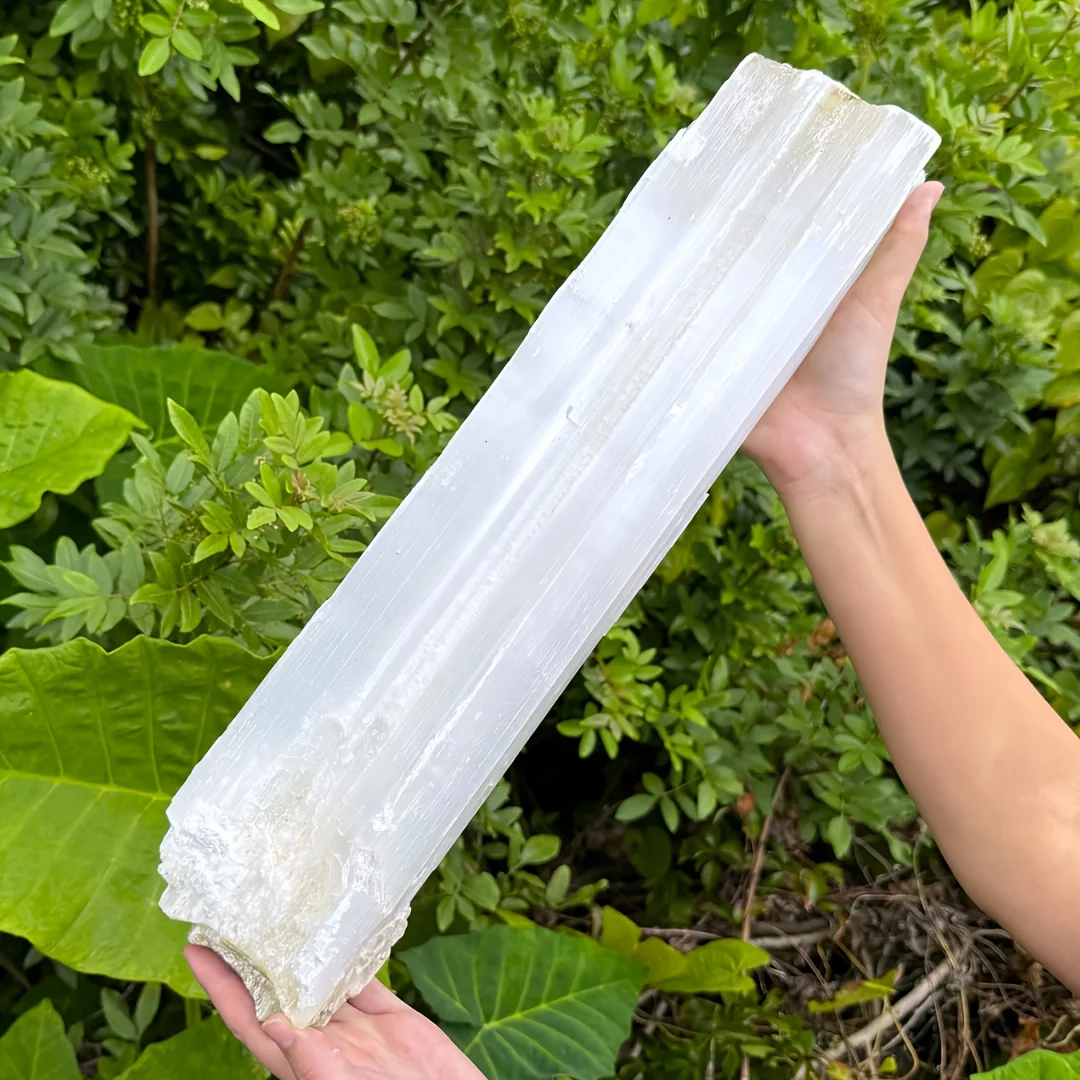 1pc Large Selenite Rough Stone, Selenite, Stones, Raw Selenite, Crystals, Rocks, Gifts, Wedding Favors, Gemstones