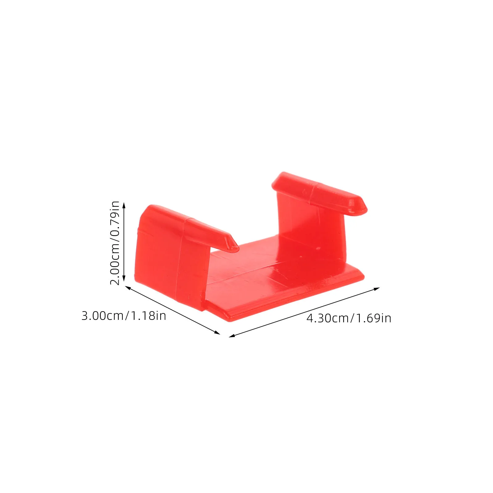 20Pcs Railway Track Securing Clips Plastic Track Clips for Stable Layouts Expansion Train Table Accessories