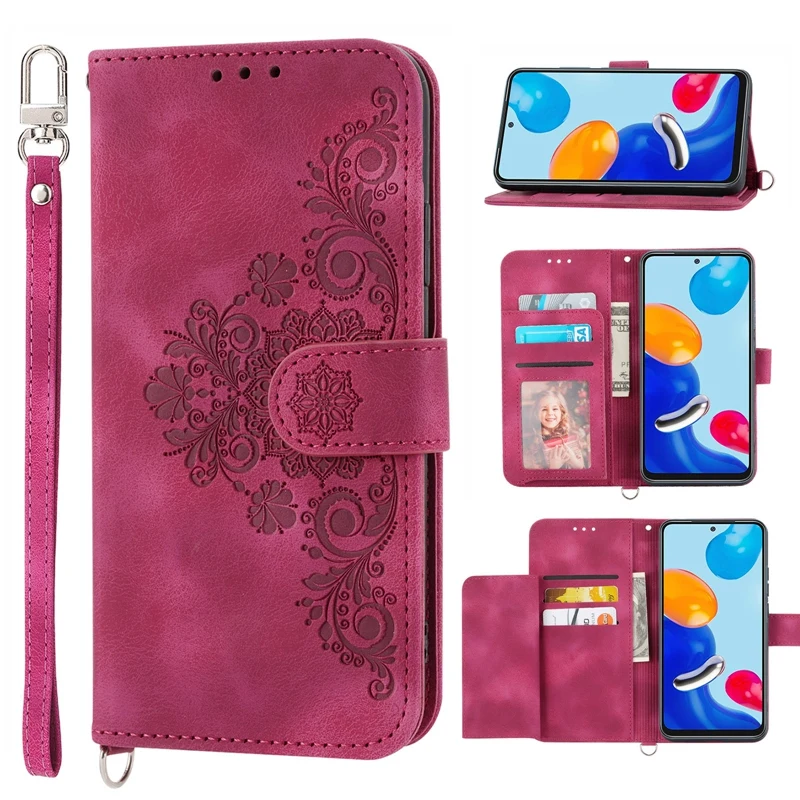 

Wallet Case for Redmi Note 12 12 Pro 11 11 Pro 10 10S 10 Pro Redmi 12C 10C 9C PU Leather Flip Cover for Poco M4 Pro X5 X5 Pro