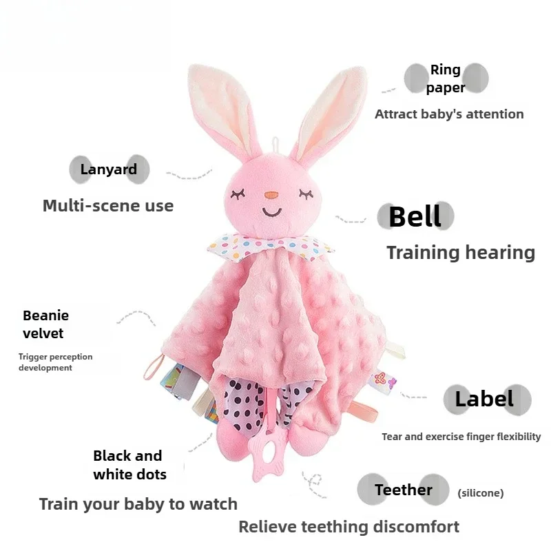 Musselina bebê conforto toalha de algodão consolador cobertor macio recém-nascido dormir bonecas crianças moda sono brinquedo acalmar apaziguar toalha babadores