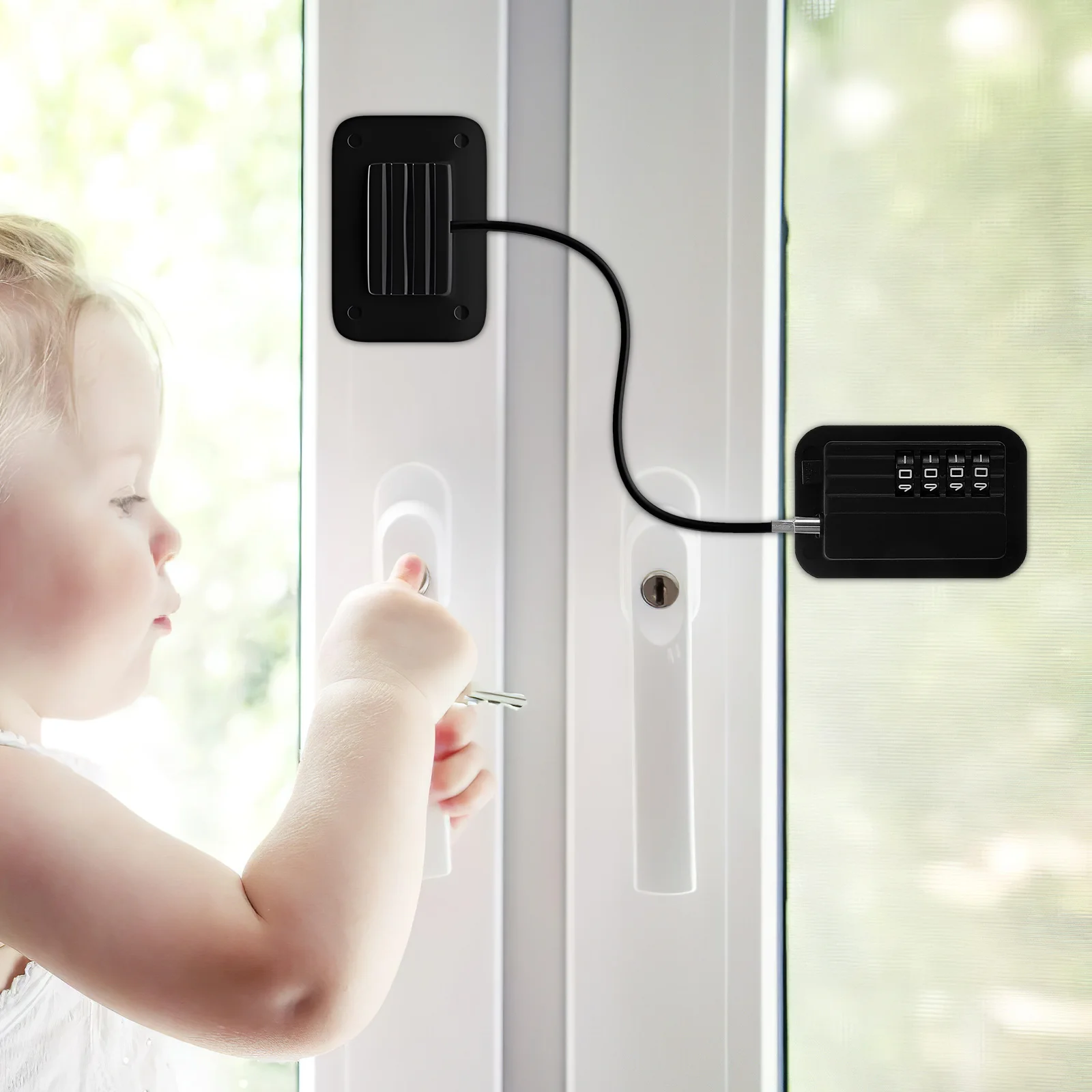 

Refrigerator Proof Baby Safety Password Sturdy Durable Design Easy Operation For Fridge Doors Sliding Windows Small