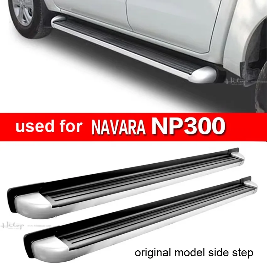 Origineel model side step bar treeplank voor Nissan NAVARA NP300 Frontier 2016-2025, OEM model, ISO9001 kwaliteit, gratis boorgat