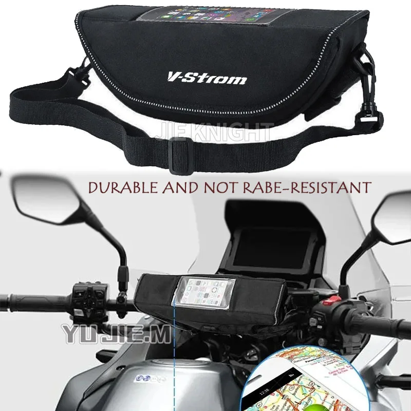 

For Suzuki V-Strom 800 VStrom DL 800 DL800 2024- Motorcycle Waterproof Bag Storage Handlebar bag Travel Tool Bag