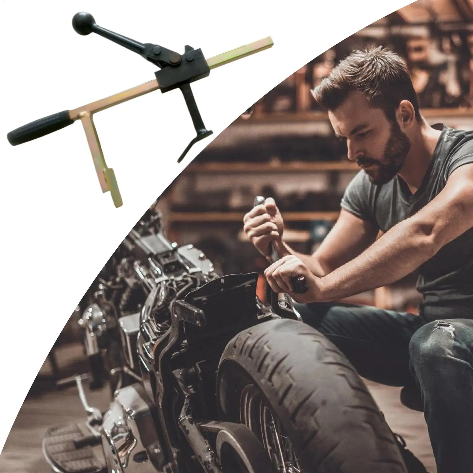 

Street Bike Tire Changer Cycling Wheel Removal Tool Multifunctional Tire Changer For Workshop Garage Electric Scooter Motorcycle