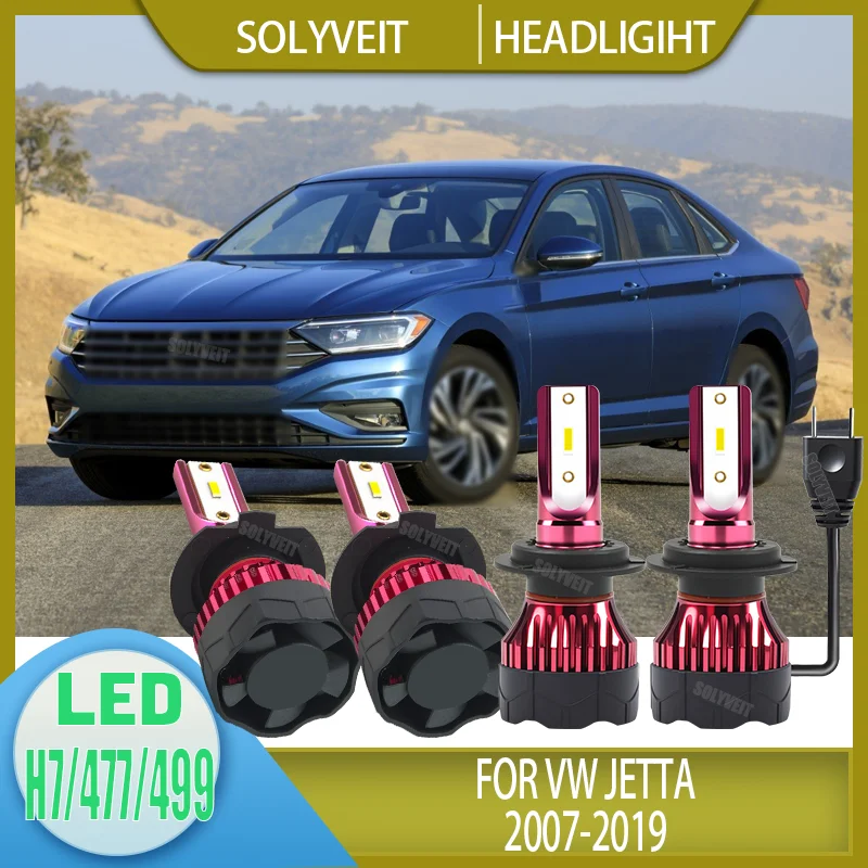 

4pcs Auto Light LED Bulb H7 Kit High-Efficiency CSP Chips Upgrade For VW Jetta 2007-2011 2012 2013 2014 2015 2016 2017 2018 2019