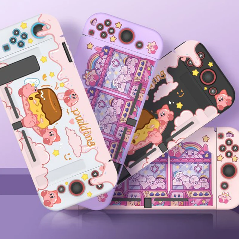 For Nintendo Switch Case OLED Accessorie Silicone Soft Case Kawaii Cartoon TPU Protect Shell Cute Cover For Switch Console Game