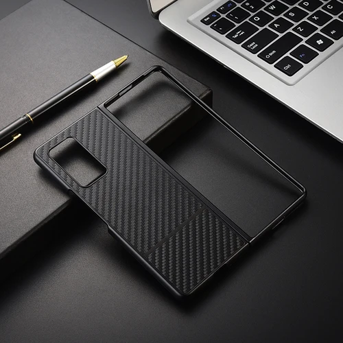 탄소 섬유 휴대폰 케이스, 아라미드 섬유 커버, 삼성 갤럭시 Z 폴드 6, 3, 5, 4, 2 용 보호 커버 