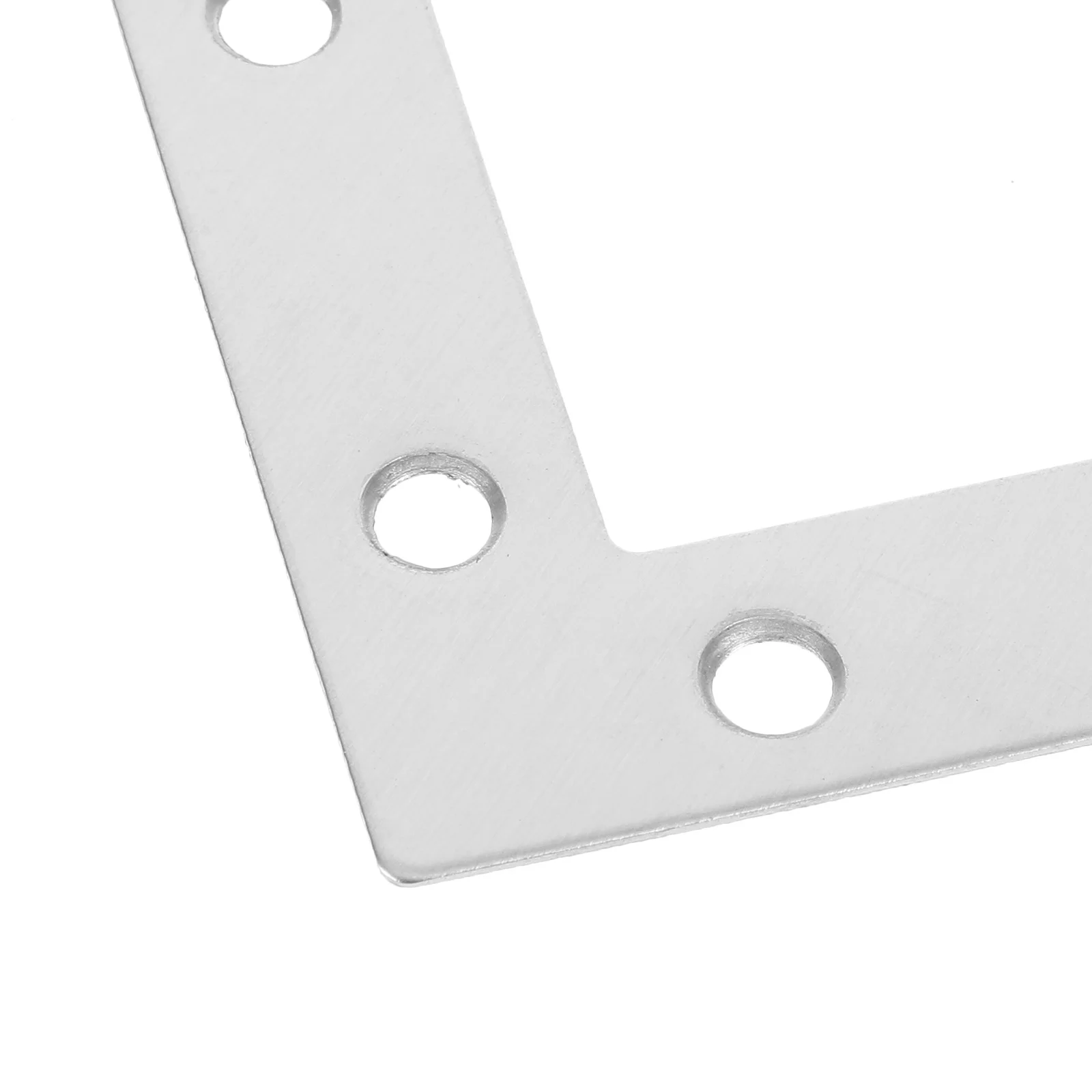 1세트 스테인리스 스틸 L자형 선반 연결기 중량용 벽걸이 브래킷 목공용 보관 지지 고정판