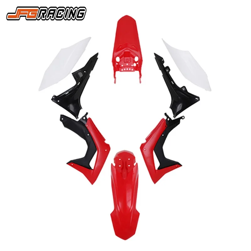 

JFG Motorcycle CRF150L Plastic Body Kit Fairing Body Parts Kit Full Plastic for Honda ABS Plastic CN;ZHE 1 Set