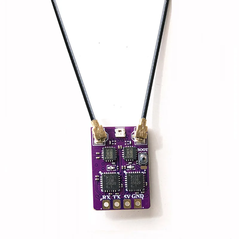 ELRS 2.4G Diversity Receiver Dual Antenna RX Built-in TCXO for FPV Freestyle RC Racing Long Range Drone Accessories