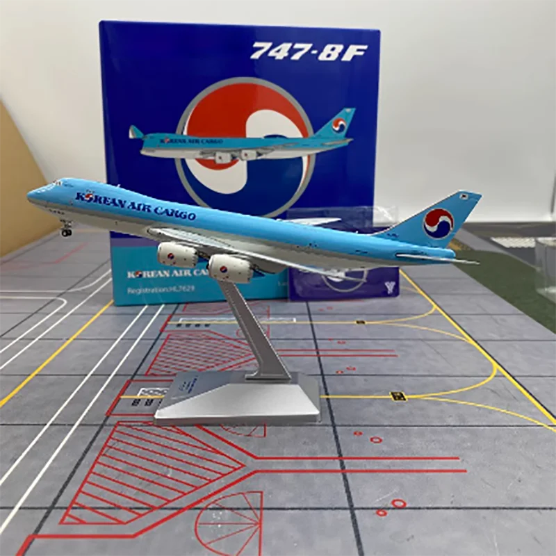 YY Wings Diecast 1:400 Scale Korean Air 747-8F HL7629 Aircraft Simulation Alloy Finished Souvenir Hobby Collection Toy Gift ﻿