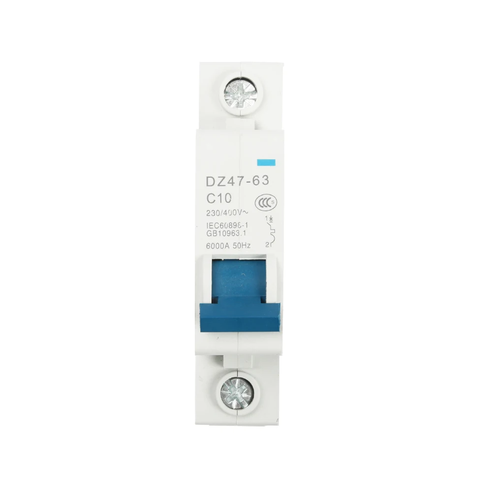 DMWD DZ47-63 3A 6A 10A 16A 20A 25A 32A 40A 63A 1P AC 230V أو 400V قطاع دارة صغيرة MCB انقطاع التبديل قواطع التبديل المروحية