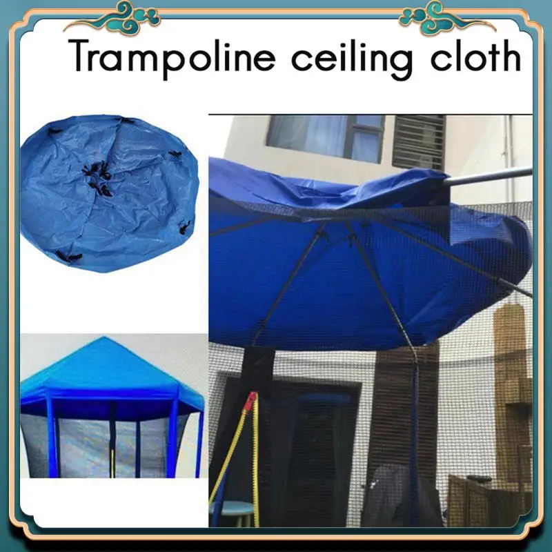 Latest Trampoline Cover, Trampoline Protective Cover ,Tearproof And UV Resistant Weather Trampoline Protection Cover Easy Instal