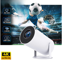 Projector HY300 PRO 4K Android 11 Dual Wifi6 260ANSI Allwinner H713 BT5.0 1080P 1280*720P Home Cinema Outdoor Projetor